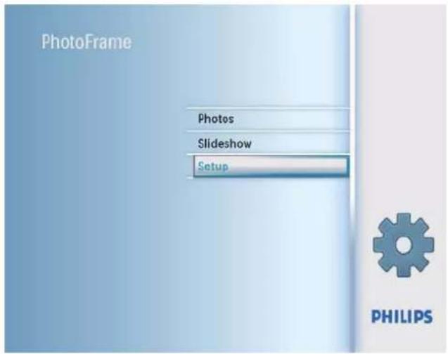 PhotoFrame Photos Slideshow Setup PHILIPS