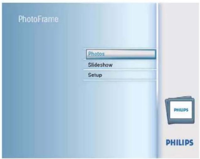 PhotoFrame Photos Slideshow Setup PHILIPS PHILIPS