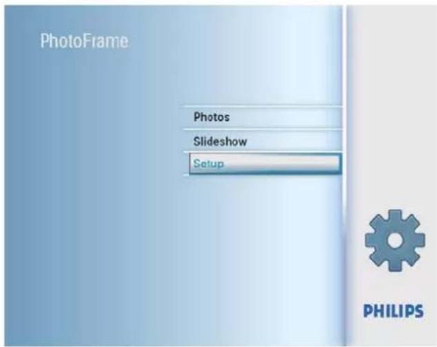 PhotoFrame Photos Slideshow Setup PHILIPS