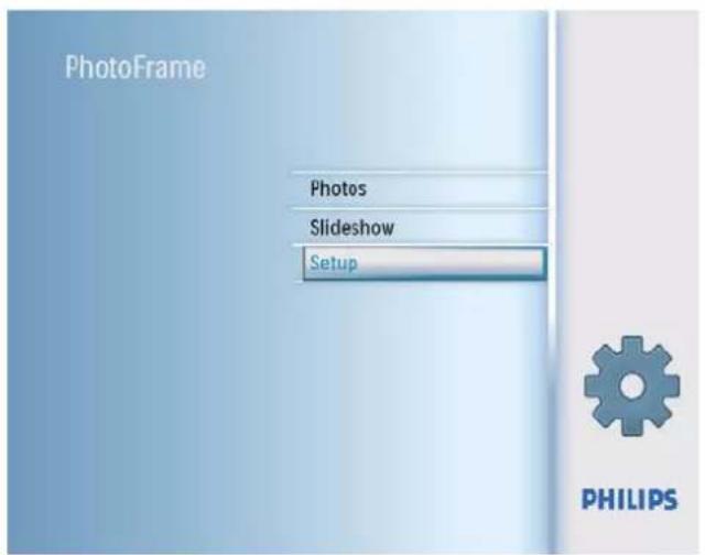 PhotoFrame Photos Slideshow Setup PHILIPS