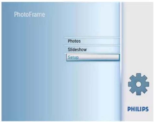 PhotoFrame Photos Slideshow Setup PHILIPS
