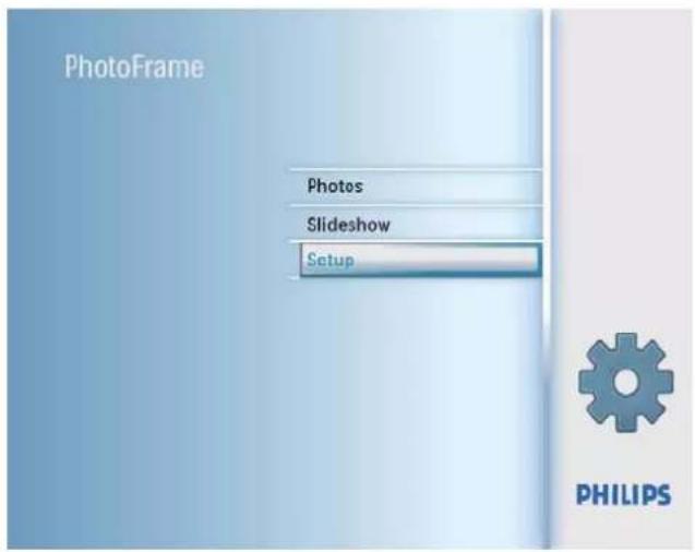 PhotoFrame Photos Slideshow Setup PHILIPS