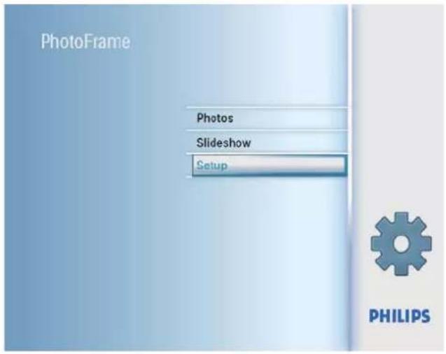 PhotoFrame Photos Slideshow Setup PHILIPS