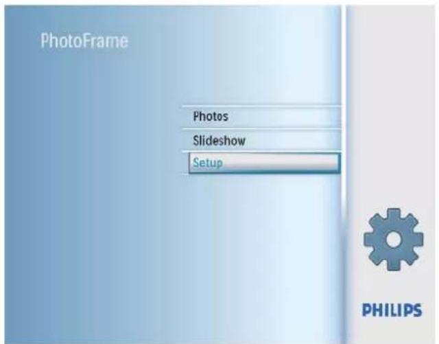 PhotoFrame Photos Slideshow Setup PHILIPS