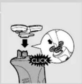 Diagram illustrating a process with a mouse, mouse click, and a speech bubble showing a face.