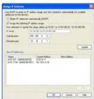 AXIS M3113-R - Asignación de direcciones IP en varios dispositivos - 1