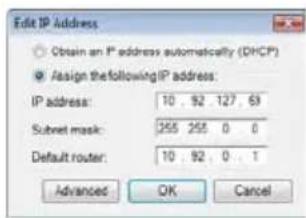 AXIS P1347 - Attribution d'une adresse IP à un seul périphérique - 1
