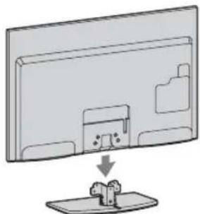 SONY KDL-32EX710AEP - Fixation du support de table (sauf pour le KDL-60EX70x) - 1