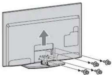 SONY KDL-32EX710AEP - Odmontovanie stolového stojana od televízneho prijímača - 1