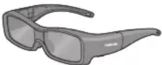 TOSHIBA 55WL768 - Pour regarder un programme 3D, vous devez vous procurer : - 1