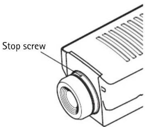 Stop screw