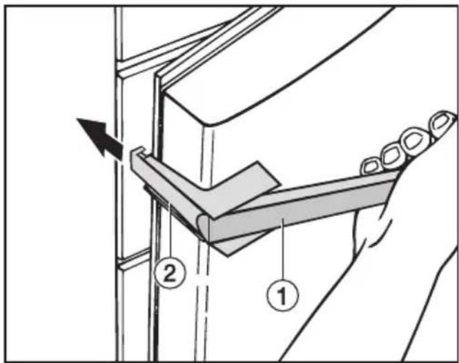 MIELE 7988940 - Vous avez besoin des outils suivants pour changer la butée de porte : - 1