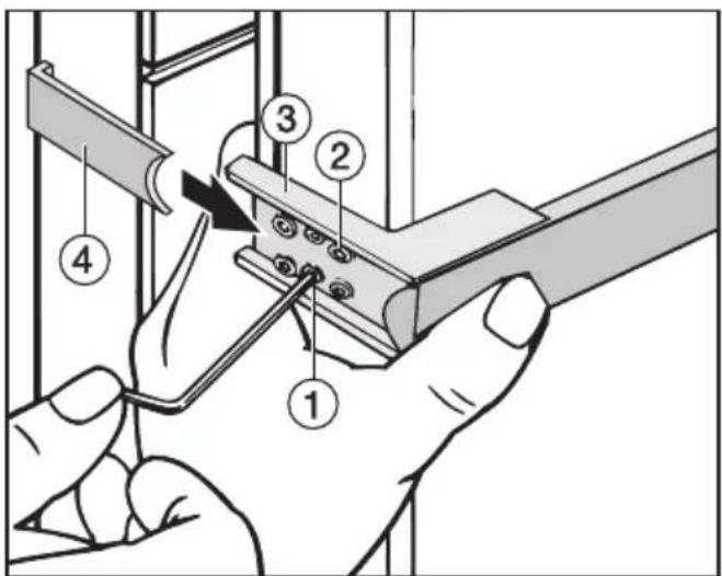 MIELE 7988940 - Remontage de la poignée : - 1