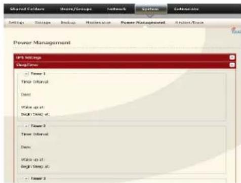 Shared Followers Storage Backup Maintenance Power Management Extraction Settings Storage Backup Maintenance Power Management Extraction/Track Power Management GPS Settings Stop Time - Time 1 Time Interval - Data Wake up at: Begin Step at: - Time 2 Time Interval - Data Wake up at: Begin Step at: - Time 3