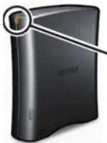BUFFALO LinkStation Pro Quad 8.0TB - Voyant POWER (Alimentation) en orange clignotant - 1
