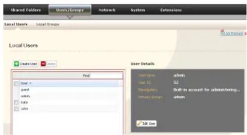 BUFFALO LinkStation Pro Quad 8.0TB - Quotas d'espace disque pour les utilisateurs - 1