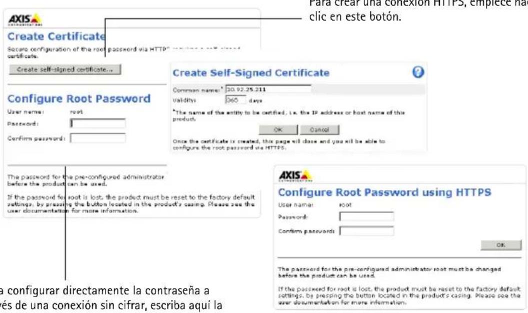 AXIS M3113-VE - Configure la contraseña - 1