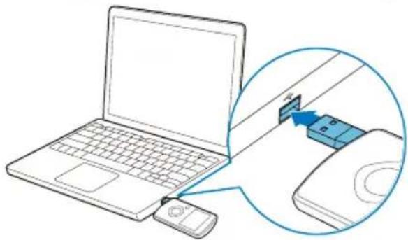PHILIPS CAM110 - Charge the built-in battery - 1