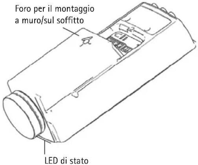 Foro per il montaggio a muro/sul soffitto LED di stato