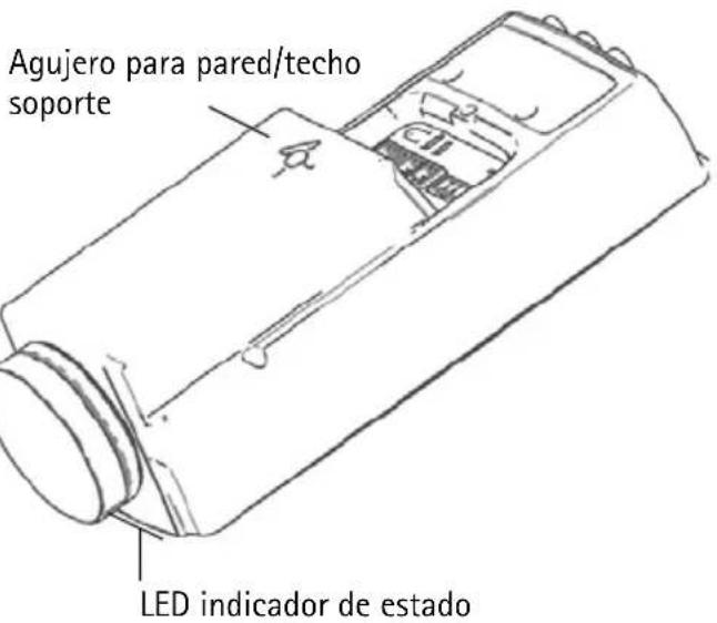 Agujero para pared/techo soporte LED indicador de estado