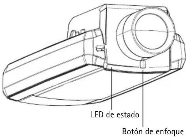 LED de estado Botón de enfoque