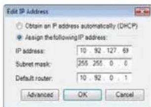 AXIS P1311 - Assegnazione di un indirizzo IP a un singolo dispositivo - 1