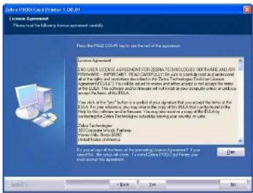 ZEBRA P100i - Installation d'un pilote Ethernet - 1