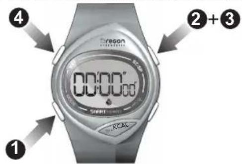 4 Oregon 00:00" 00:00" SPARI KCAL ① ② + ③