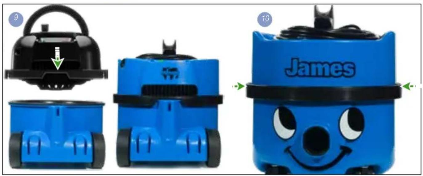 Numatic James JVP180 - Assembly - 19