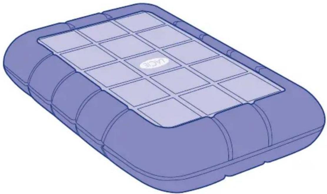 LACIE 301984 - Rugged DESIGN BY NEIL POULTON All-Terrain Hard Disk - 1