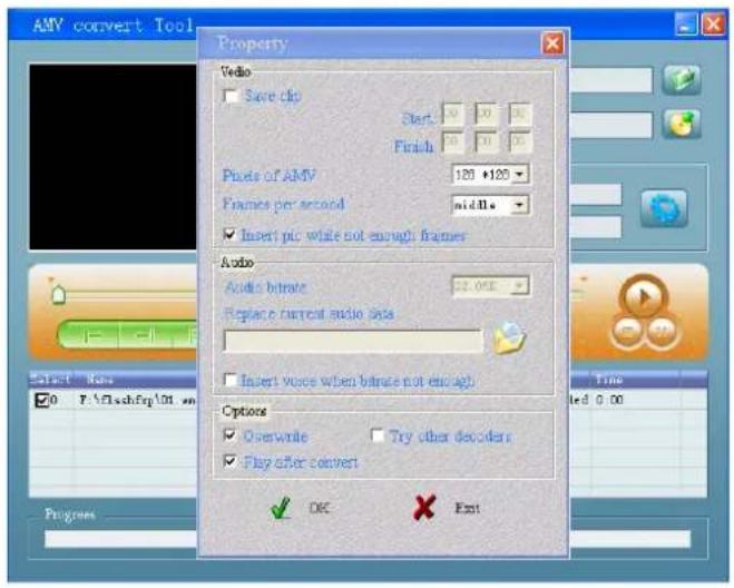 LENCO Xemio-655 - Conversion de fichiers Vidéo en AMV - 2