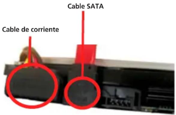 Cable SATA Cable de corriente