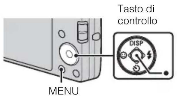Tasto di controllo MENU