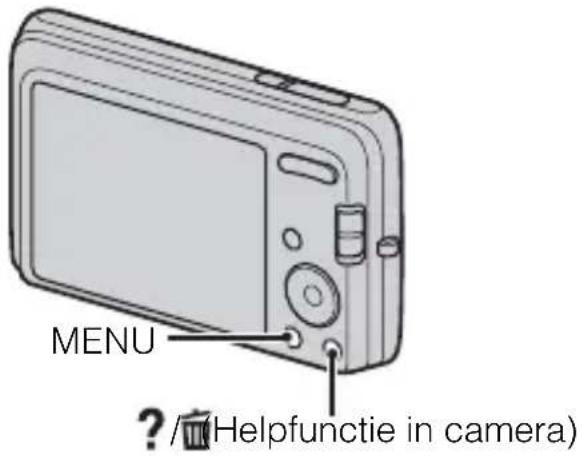 MENU ? / (Helpfunctie in camera)