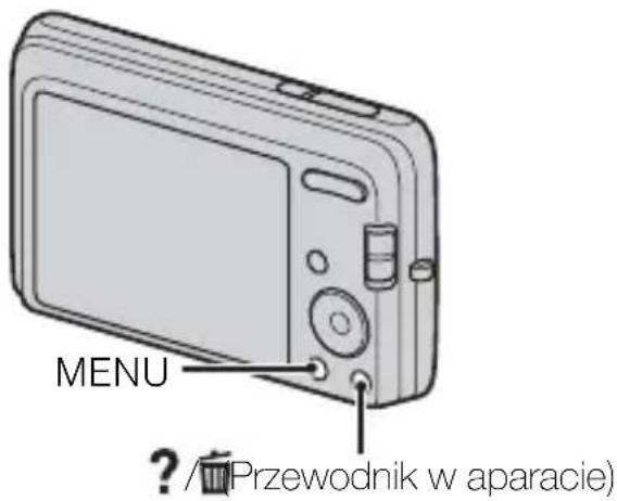 MENU ? / (Przewodnik w aparacie)