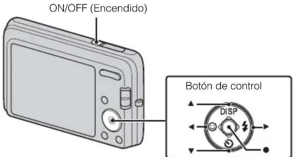 ON/OFF (Encendido) Botón de control DISP
