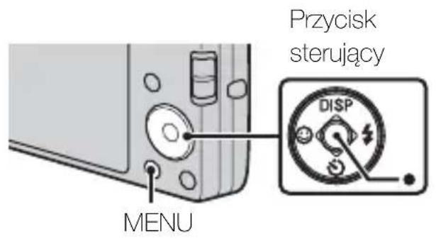 Przycisk sterujący MENU