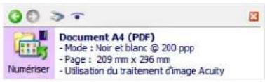 Numériser Document A4 (PDF) - Mode : Noir et blanc @ 200 ppp - Page : 209 mm x 296 mm - Utilisation du traitement d'image Acuity