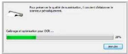 Pour préserves la qualité de numérisation, il convient détonner le scanneur périodiquement. Calibrage et optimisation pour OCR ... 28% Amuler