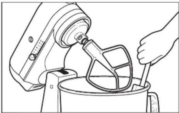 KITCHENAID K45SSWH - BEDIENEN DER KÜCHENMASCHINE - 2