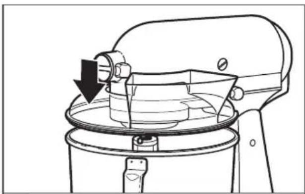 KITCHENAID K45SSWH - BEDIENEN DER KÜCHENMASCHINE - 4