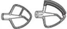 KITCHENAID K45SSWH - ANBEFALTE HASTIGHETER - 4