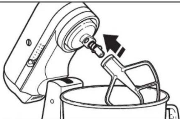 KITCHENAID K45SSWH - BEDIENING VAN DE MIXER/KEUKENROBOT - 2