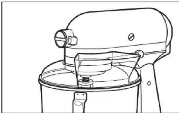 KITCHENAID K45SSWH - USO DEL COPERCHIO VERSATORE ANTISPRUZZO* - 1