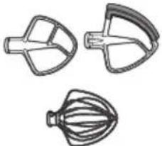 KITCHENAID K45SSWH - ИСПОЛЬЗОВАНИЕ НАСТОЛЬНОГО МИКСЕРА - 3