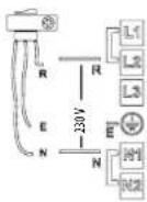 Three technical diagrams labeled A, B, and C showing mechanical components with no visible text or symbols.