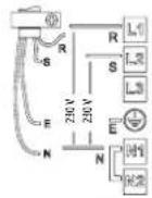 Three technical diagrams labeled A, B, and C showing mechanical components with no visible text or symbols.