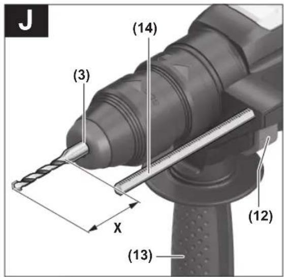 J (14) (3) X (12) (13)