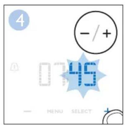 4 - / + 07 495 - MENU SELECT +
