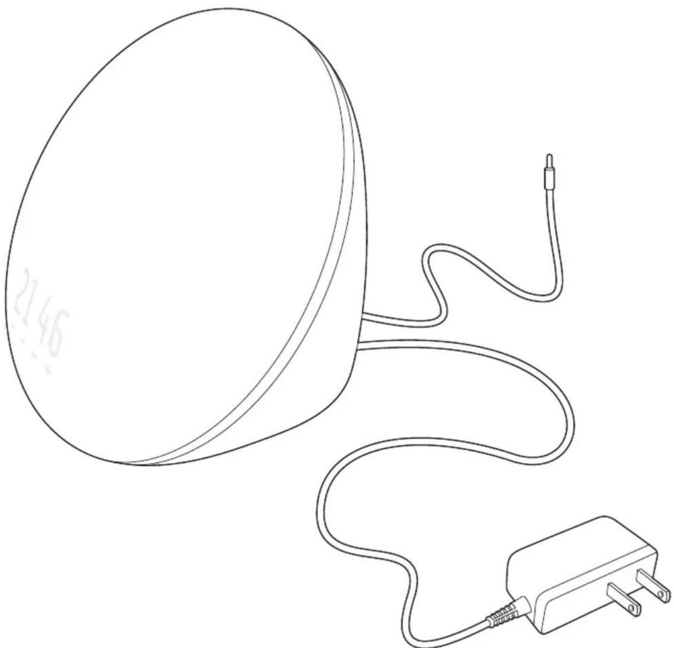 PHILIPS Wake-up Light HF3520 - 1